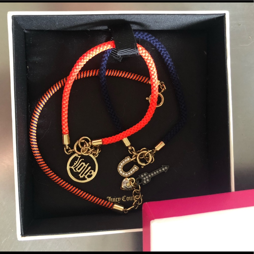 Juicy Couture Friendship Charm Bracelet Set